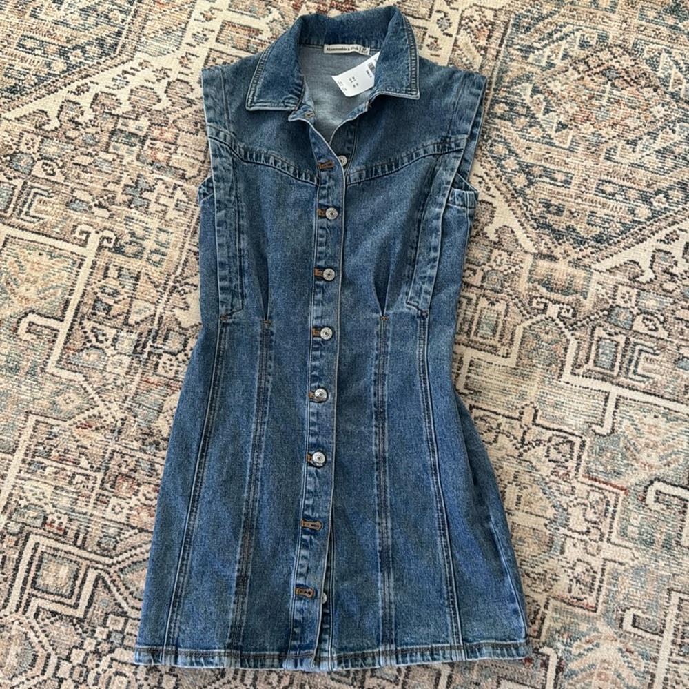 Abercrombie and Fitch Denim Shirt Dress